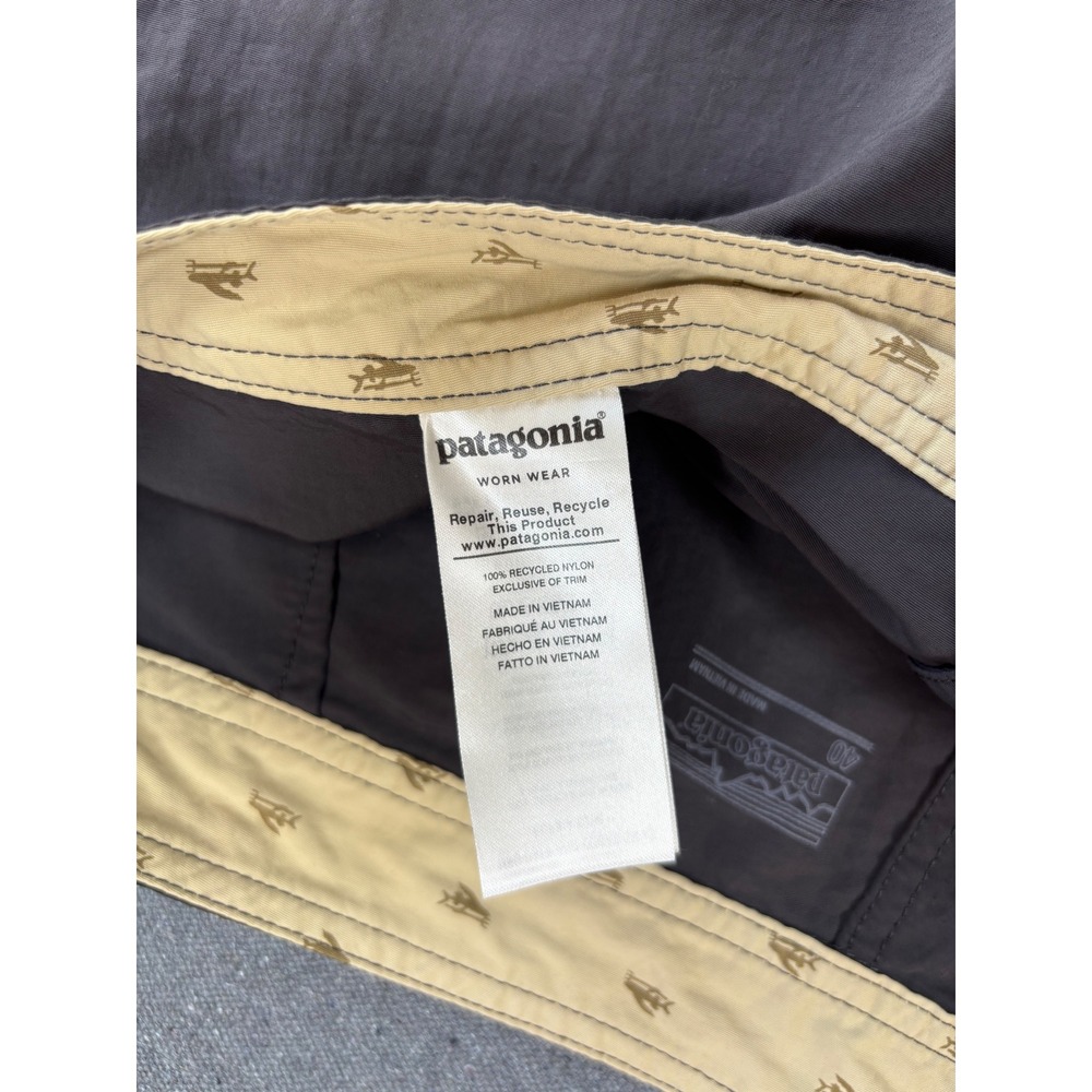 Patagonia NWOT Board Shorts Mens 40 Gray Recycled Nylon Swim Trunks - Picture 2 of 8